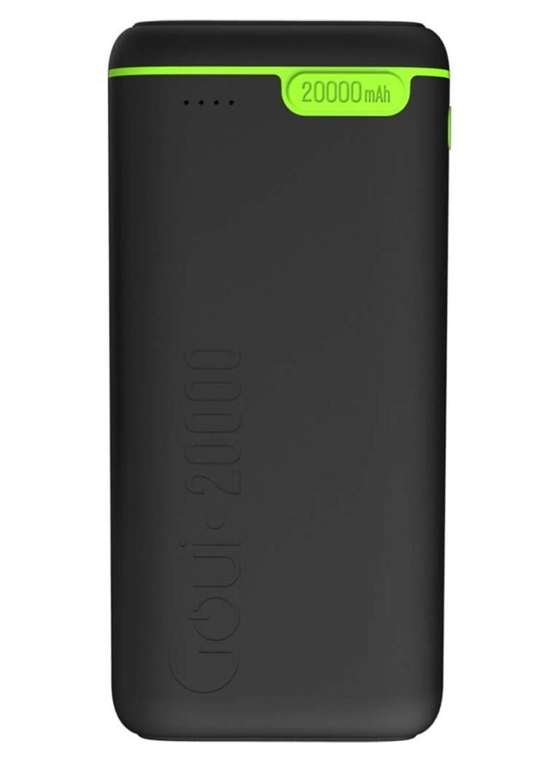 20000 mAh Kigo Power Bank Black - Image 1