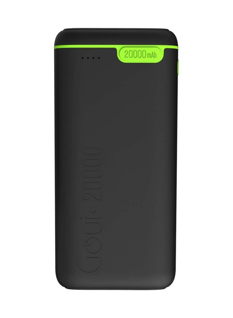 20000 mAh Kigo Power Bank Black - Image 1