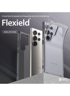 araree araree FLEXIELD Designed for Samsung Galaxy S24 Ultra Case, Anti-Yellowing TPU Protection Cover Compatible with Samsung Galaxy S24 Ultra, Scratchproof Slim Transparent Protective Case - (Clear)  - Image 2