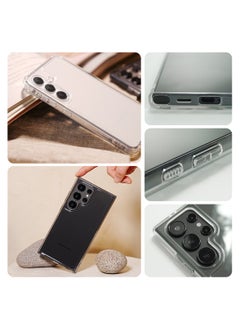 araree araree FLEXIELD Designed for Samsung Galaxy S24 Ultra Case, Anti-Yellowing TPU Protection Cover Compatible with Samsung Galaxy S24 Ultra, Scratchproof Slim Transparent Protective Case - (Clear)  - Image 4