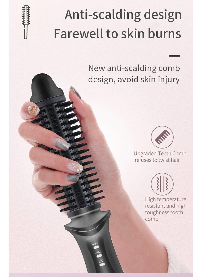 3-in-1 heating comb, 25cm curly and straight hair comb - Image 3