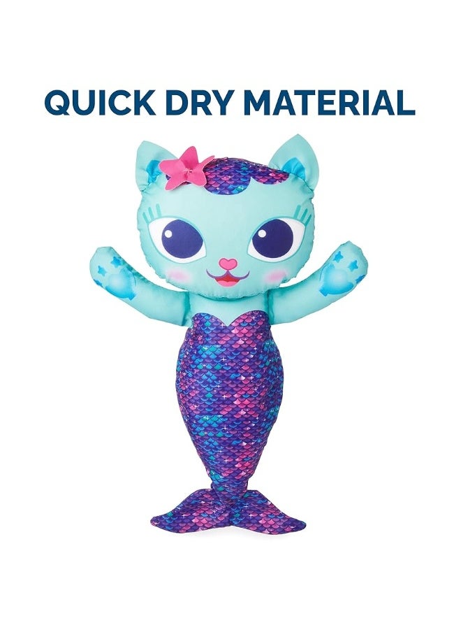 SwimWays Swimways Gabbyâ€™s Dollhouse Mercat Swim Huggable, Gabbyâ€™s Dollhouse Toys, Bath Toys & Beach Toys, Floating Water Stuffed Animal for Kids Aged 1 & Up  - Image 3
