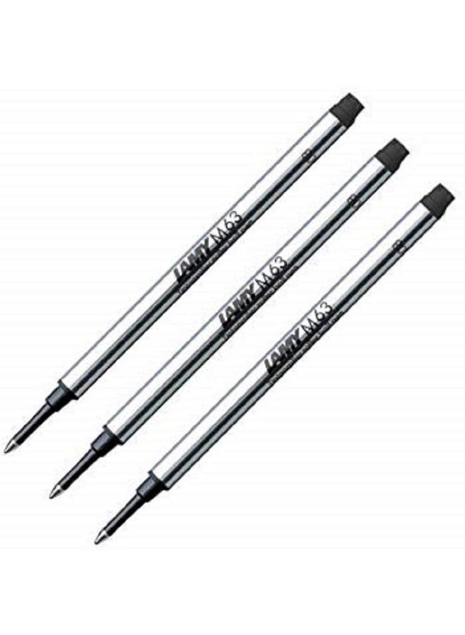 LAMY M63 Rollerball Refill Black X 3 (Db18559)