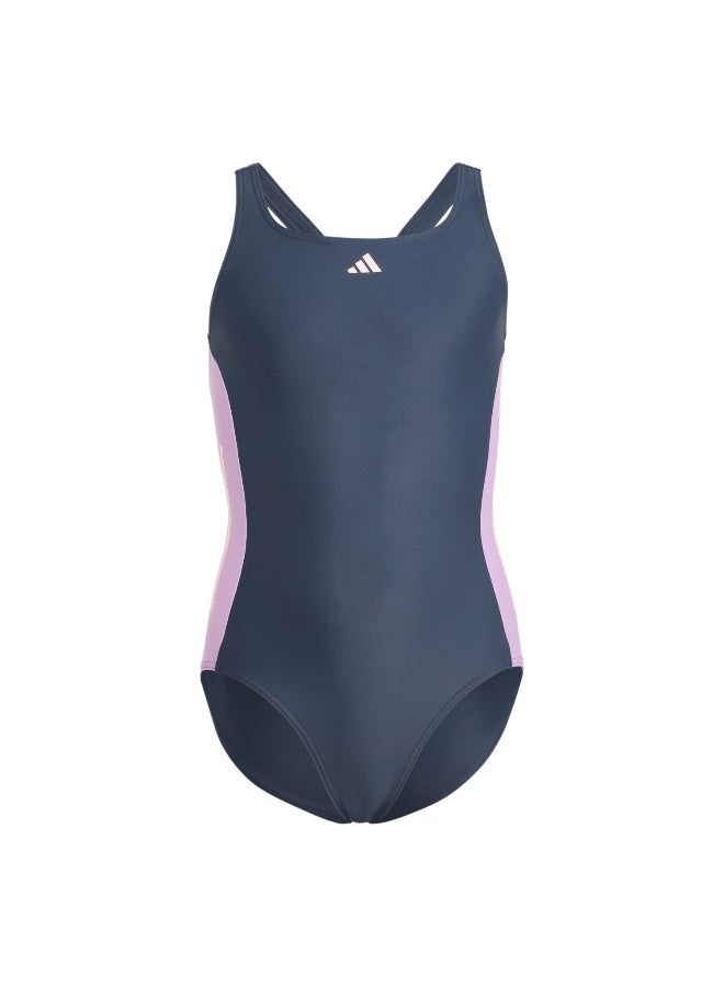 Adidas Cut 3S Suit Blue Swim Swimwear 1824 - Image 1
