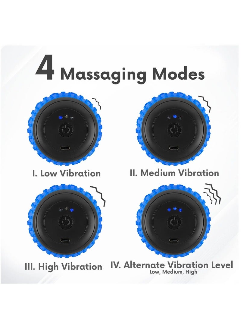 Y&D Peanut Massage Ball, Yoga Assist Ball with 4 Massaging Modes for Deep Tissue Trigger Point Therapy, Tool Myofascial Release, Muscle Relaxer, Training - Image 3