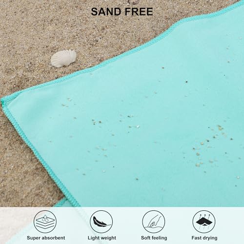 Rainleaf Microfiber Towel Perfect Travel & Gym & Camping Towel. Quick Dry - Super Absorbent - Ultra Compact - Lightweight. Suitable for Trip, Beach, Shower, Backpacking, Pool - Image 5