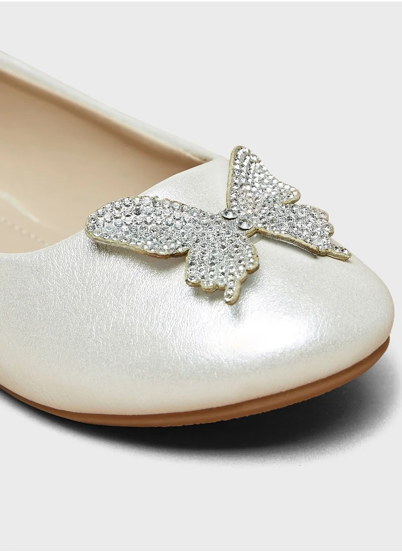 shoexpress Kids Butterfly Ballerinas