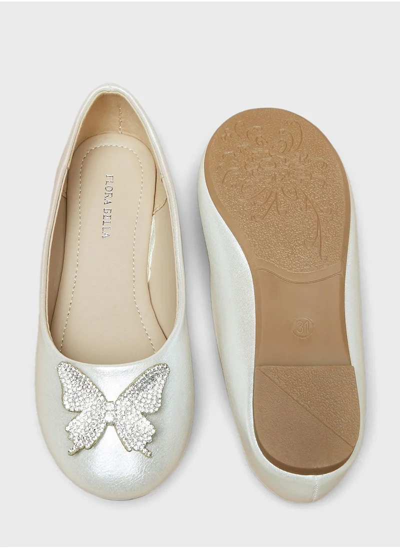 shoexpress Kids Butterfly Ballerinas