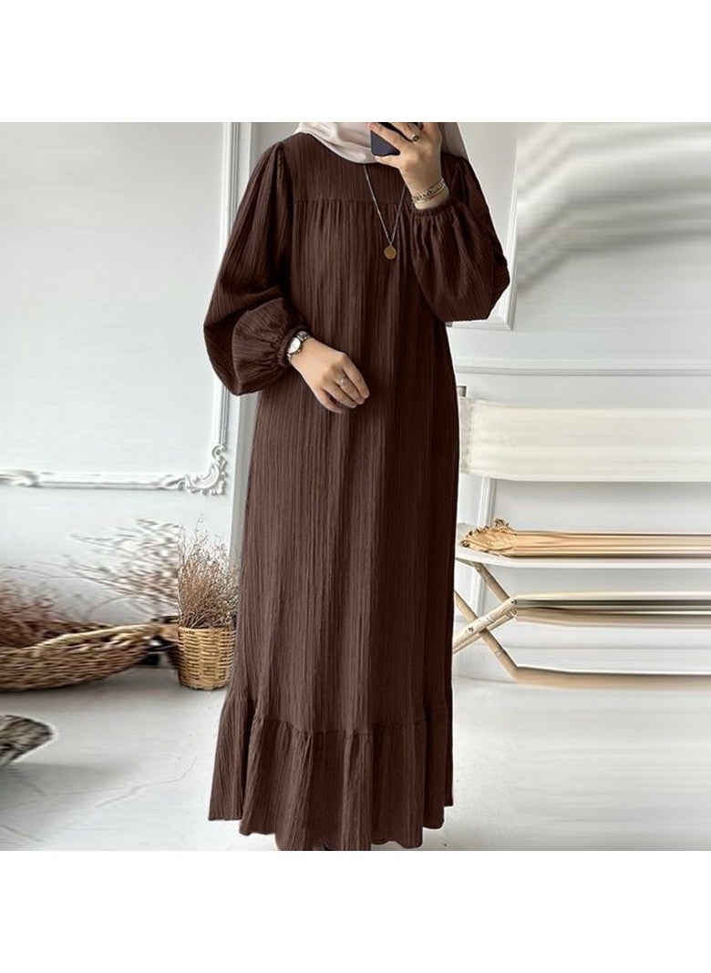 Generic - Muslim Fashion Long sleeved Retro Robe - Image 1