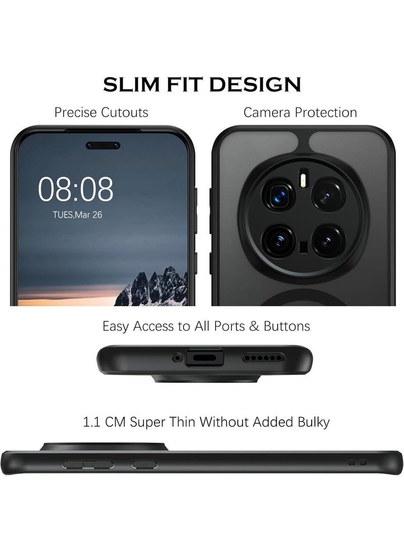 Techie غطاء Honor Magic 7 Pro 5G MagSafe – غطاء مضاد للصدمات شفاف ومغناطيسي، ظهر غير قابل للخدش، حماية الكاميرا – متوافق مع Honor Magic 7 Pro 5G - Image 2