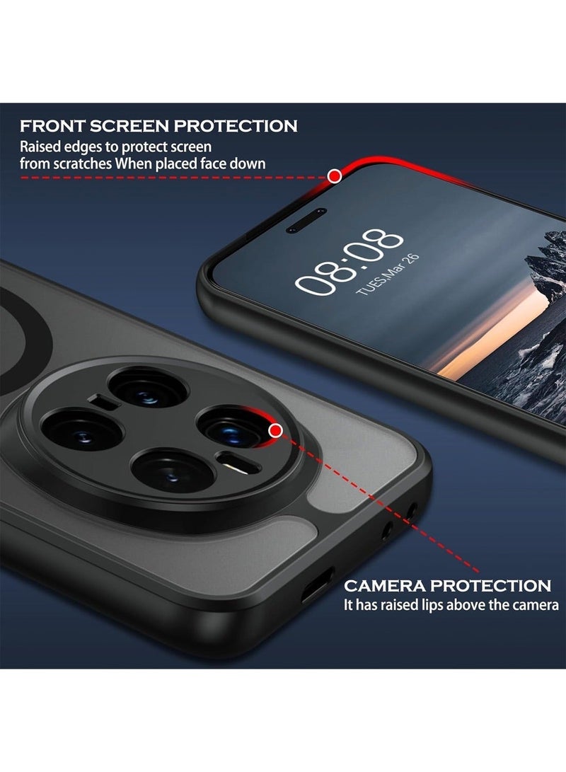 Techie غطاء Honor Magic 7 Pro 5G MagSafe – غطاء مضاد للصدمات شفاف ومغناطيسي، ظهر غير قابل للخدش، حماية الكاميرا – متوافق مع Honor Magic 7 Pro 5G - Image 4