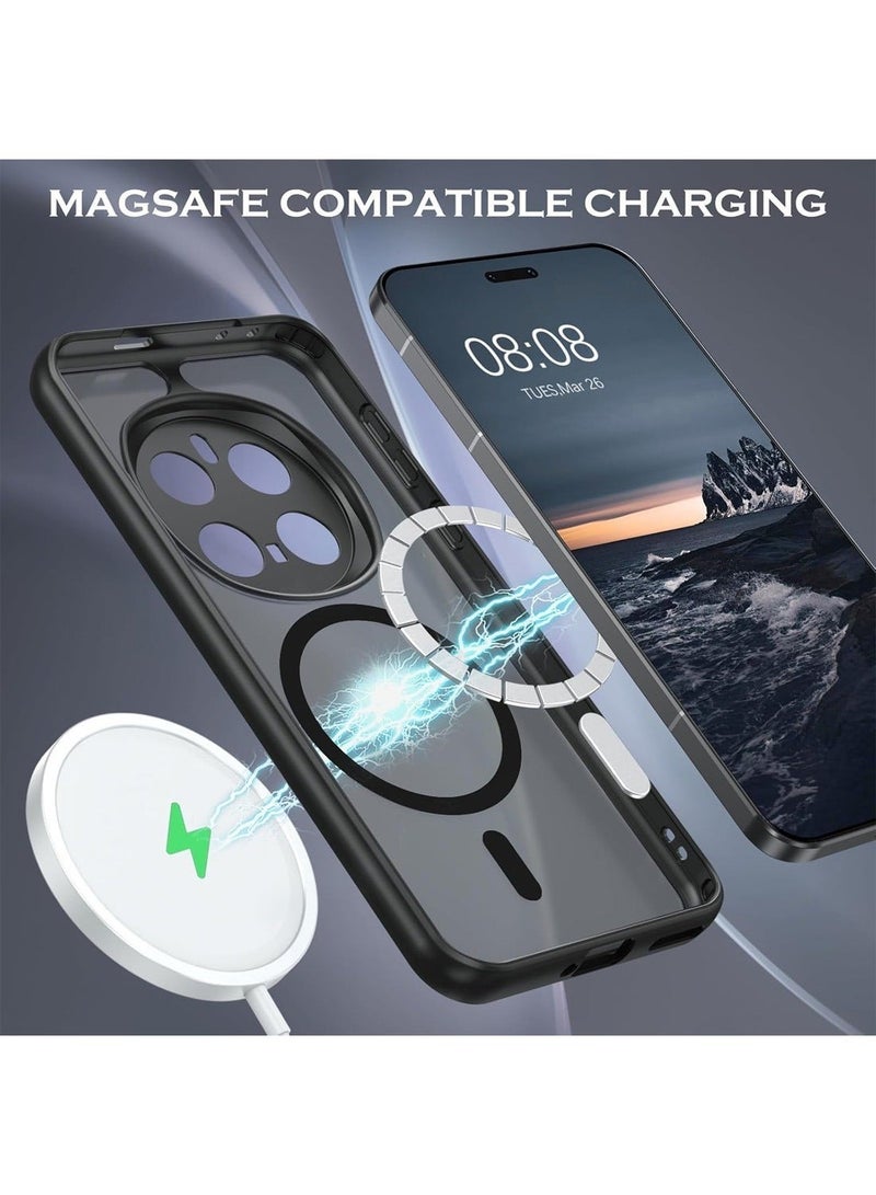 Techie غطاء Honor Magic 7 Pro 5G MagSafe – غطاء مضاد للصدمات شفاف ومغناطيسي، ظهر غير قابل للخدش، حماية الكاميرا – متوافق مع Honor Magic 7 Pro 5G - Image 5