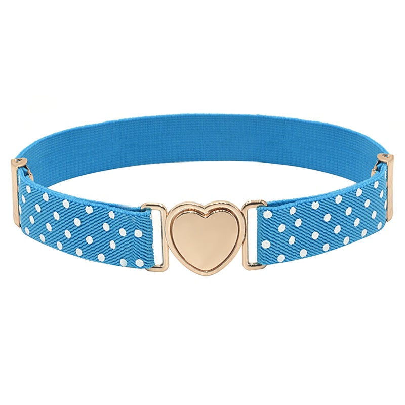 Popular Japanese Internet Celebrity Children'S Belt Girls' Decorative Lazy Hole-Free Girls' Primary School Students Loose Simple Small Waist - Image 1