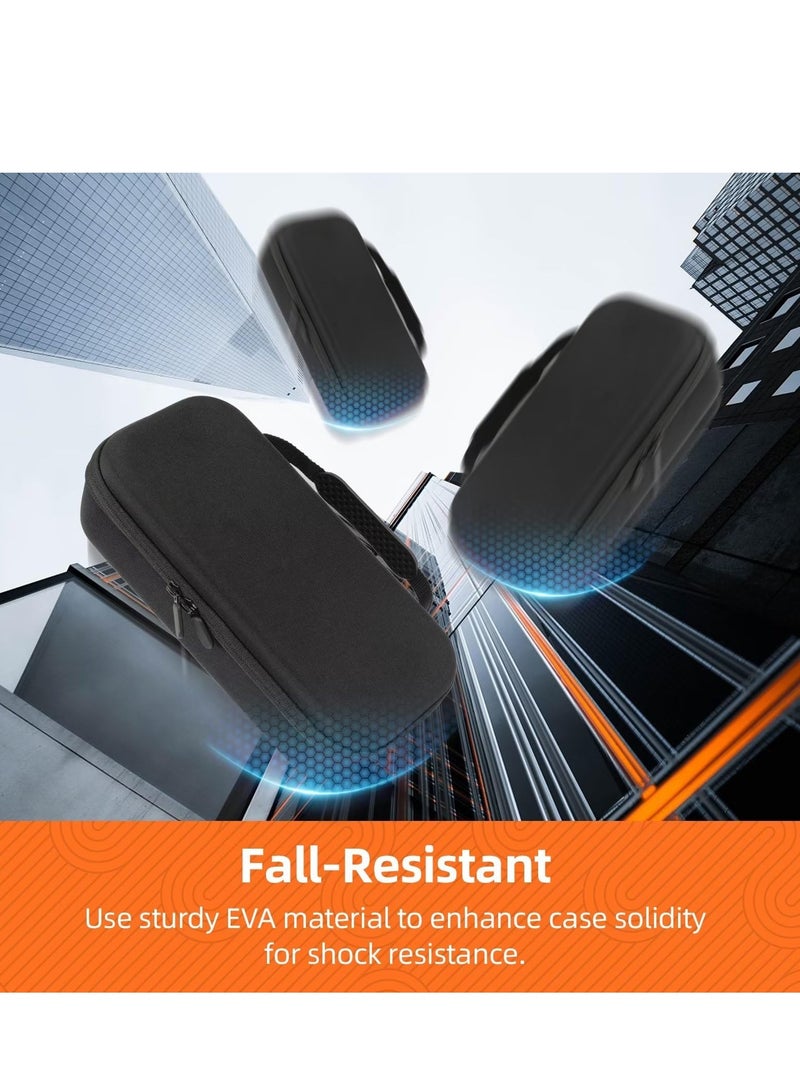 SYOSI حقيبة حمل صلبة لجهاز ASUS ROG Ally، حقيبة تخزين مقاومة للماء متوافقة مع وحدات تحكم الألعاب المحمولة الجديدة من Rog Alloy، حقيبة حمل ملحقات ألعاب وحدة التحكم المحمولة، حقيبة تخزين للسفر من مادة EVA - Image 5