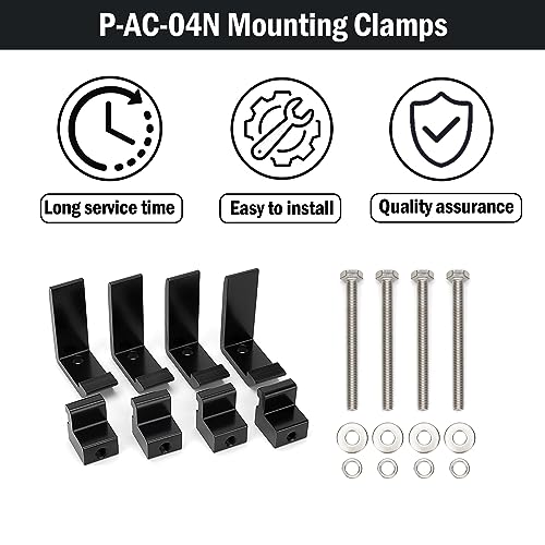 Xiaoyudou P-AC-04N Mounting Clamps for Truck Cap Camper Shell Toyota Tacoma/Tundra - 4 PCS - Image 4