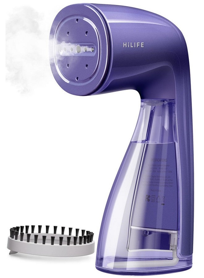 HiLife HiLIFE Steamer for Clothes, 1100W Clothes Steamer with Large 300ml Tank, Handheld Clothing Steamer, Fabric Wrinkle Remover, Portable & Compact Travel Size Garment Steamer ONLY FOR 120V (Purple)  - Image 1