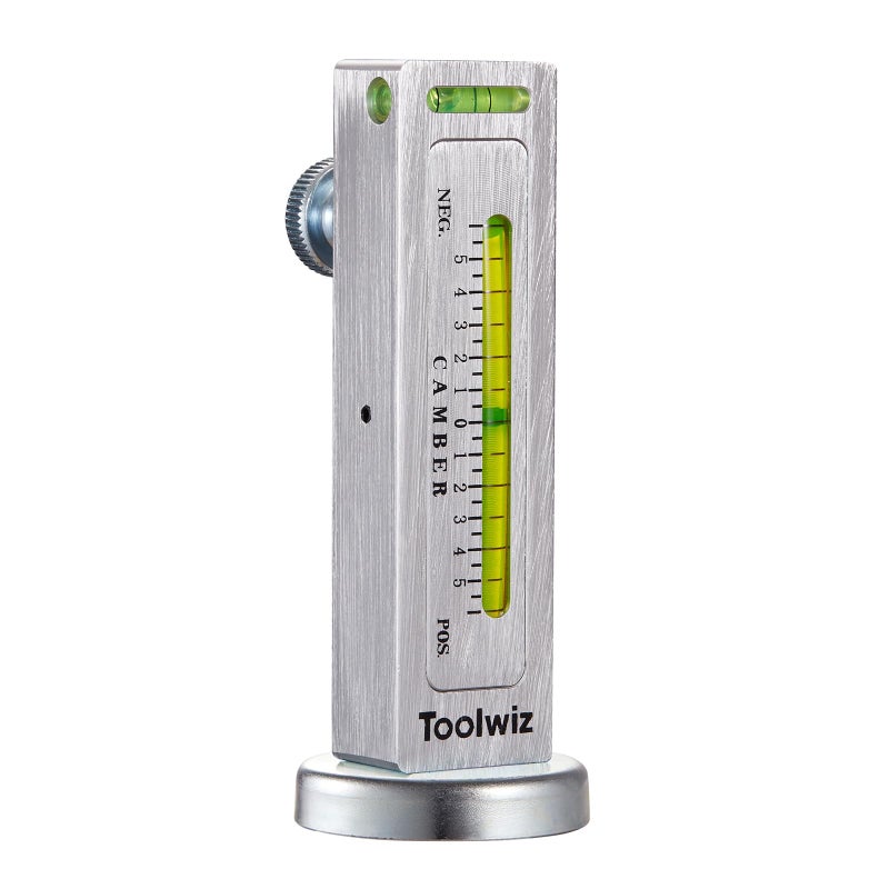 Toolwiz Universal Adjustable Magnetic Gauge Tool Camber Castor Strut Wheel Alignment for Car Truck RV Tire Repair