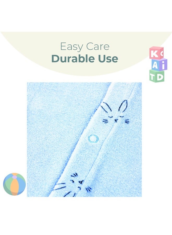 Nurtur طقم هدايا - 4 قطع (بدلة نوم، بدلة قصيرة الأكمام، قبعة، قفازات) أزرق متعدد/للصبي - Image 4