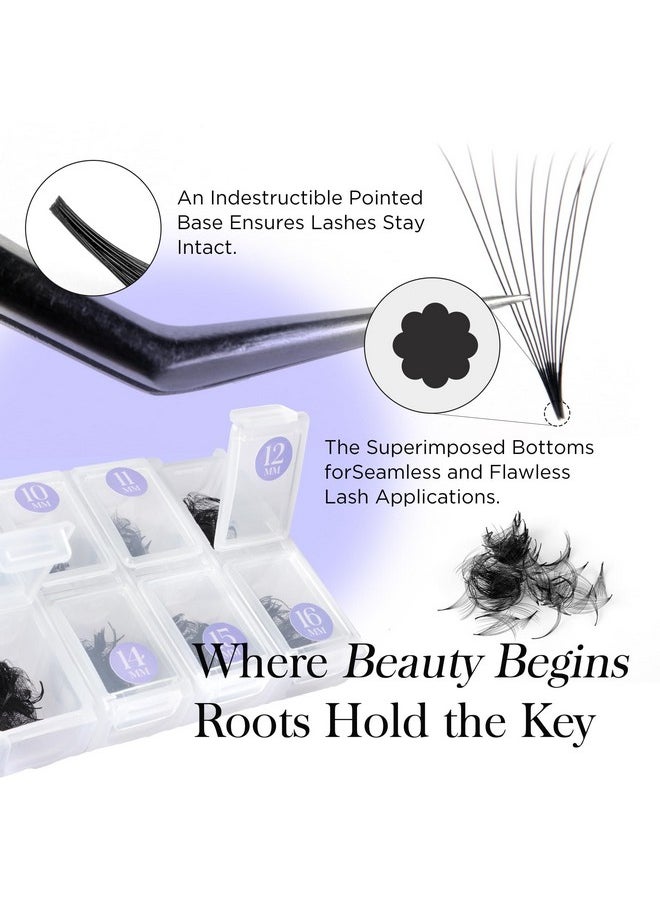 BEYELIAN 1000 Fans Premade Fans Eyelash Extensions Beyelian 0.07Mm 10D D Curl Volume Lash Extensions Pre Made Fans Lash Extensions Handmade Promade Loose Fans Thin Base 916Mm Mixed  - Image 5