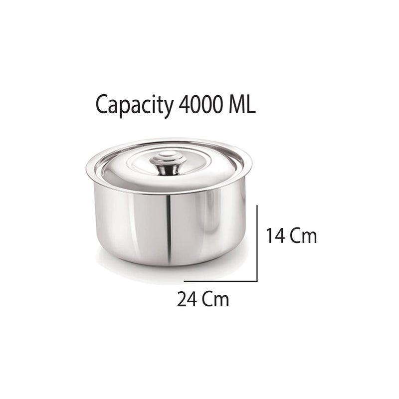 Neelam وعاء نيلا م من الفولاذ المقاوم للصدأ بسعة 4000 مل - Image 5