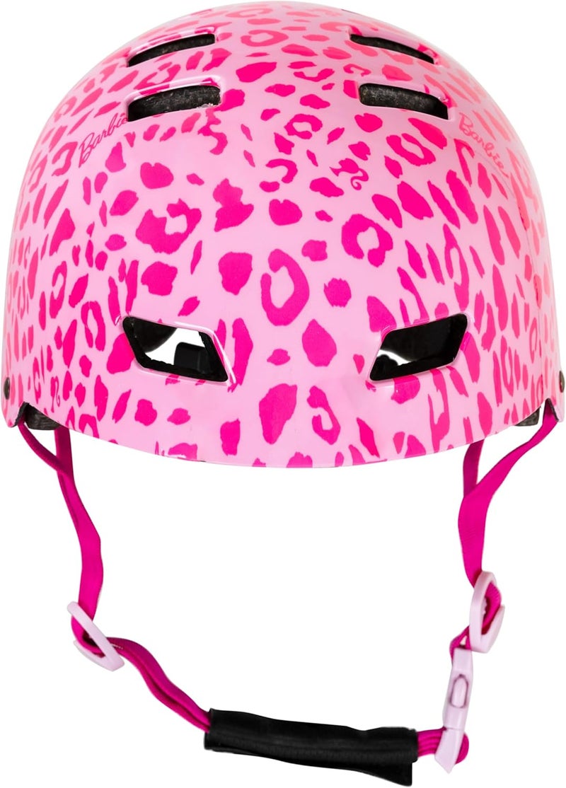 Spartan خوذة متعددة الرياضات باربي للأطفال من عمر 5 سنوات وما فوق | مقاس صغير 51–54 سم | خوذة أمان خفيفة الوزن للدراجات والتزلج مع ملاءمة قابلة للتعديل وفتحات تهوية | تصميم باربي | SP-9118 - Image 2
