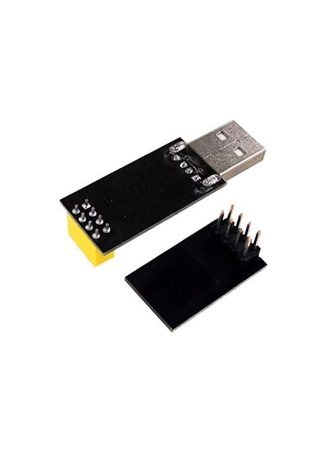ESP8266 ESP-01 Serial WIFI Wireless Transceiver Module with USB to ESP8266 Adapter for Arduino UNO R3 Mega2560 Nano Raspberry Pi (ESP-01 + USB)