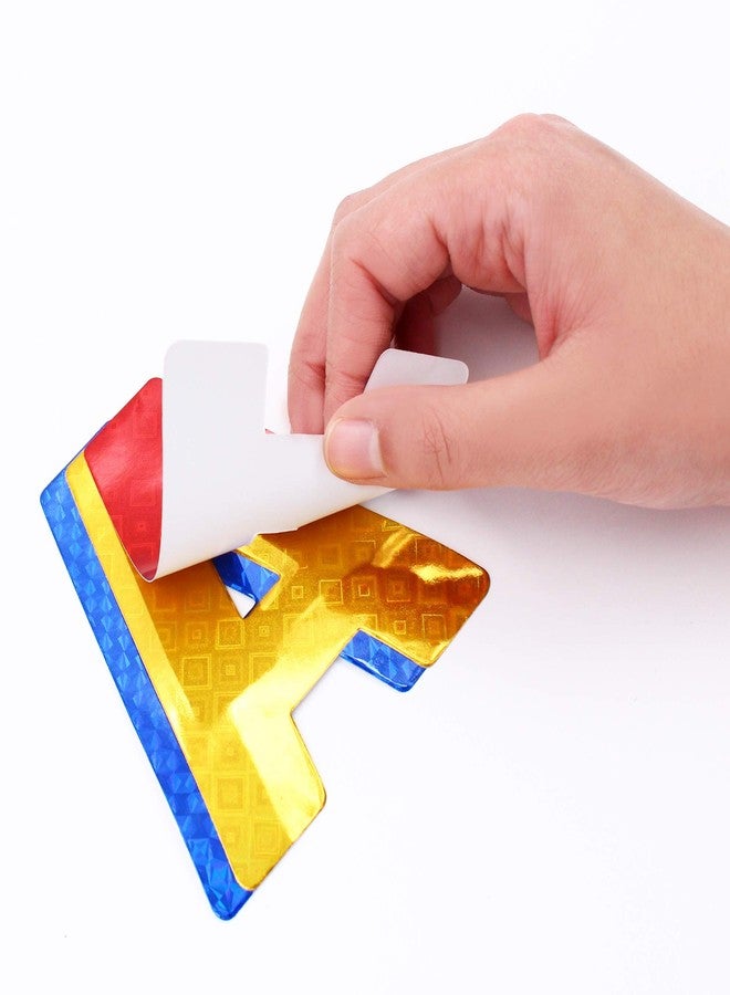 ArtSkills Poster Letters 4” Paper Letters for Poster Board Projects, Classroom Bulletin Boards, Sign Making Supplies, Holographic, 190 Pieces - Image 3