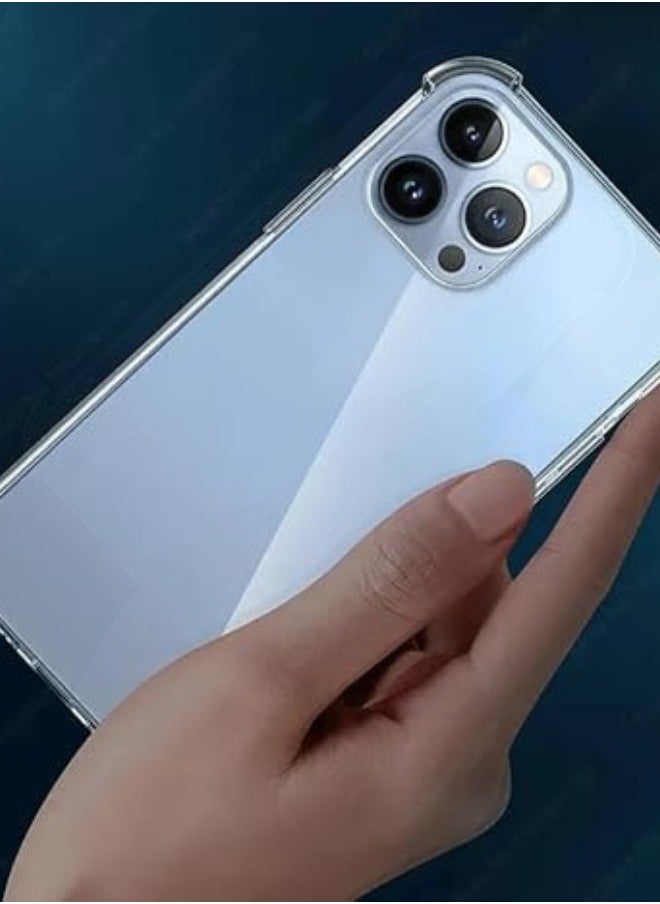 لوكاداه حافظة iPhone 15 Pro Max، متوافقة مع MagSafe، حماية من الدرجة العسكرية، مقاومة للاصفرار، ظهر مقاوم للخدش، غطاء هاتف مغناطيسي لهاتف iPhone، السلسلة الكلاسيكية، شفاف  - Image 5