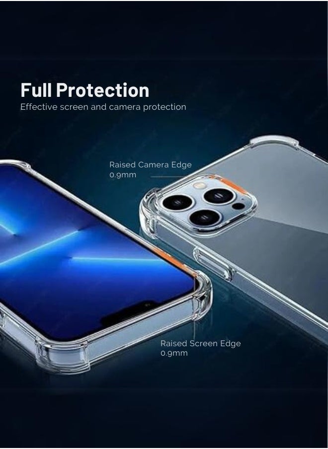 لوكاداه حافظة iPhone 15 Pro Max، متوافقة مع MagSafe، حماية من الدرجة العسكرية، مقاومة للاصفرار، ظهر مقاوم للخدش، غطاء هاتف مغناطيسي لهاتف iPhone، السلسلة الكلاسيكية، شفاف  - Image 2