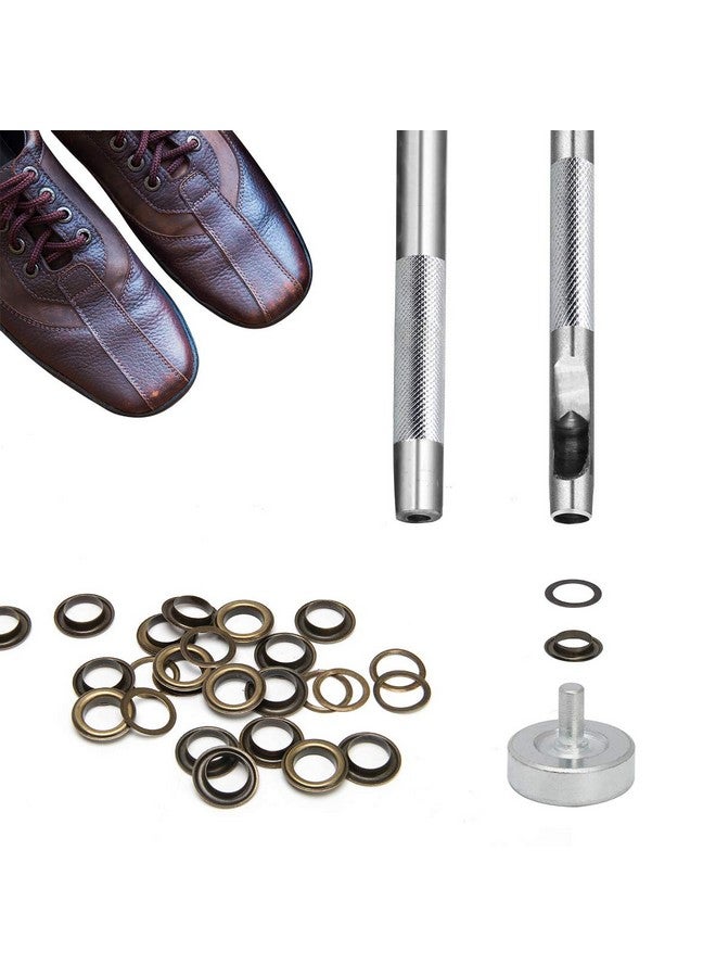 Luxiv 1/4 Inch Grommet Kit 200 Sets, Luxiv Grommets Eyelets 6mm Sewing Eyelets Gold, Silver, Black Metal Grommet Kits 4 Colors with Tools and Storage Box - Image 4