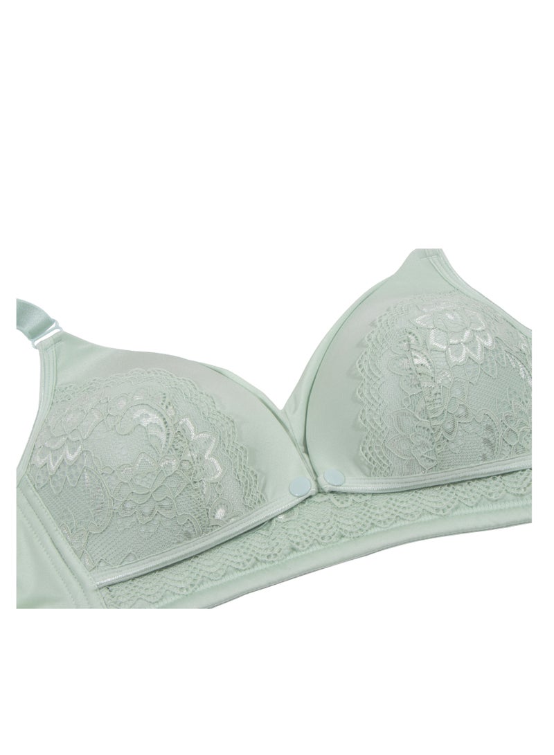 أوكوس حمالة صدر بتغطية كاملة مناسبة أثناء الحمل والرضاعة -أخضر -كبير - Image 4