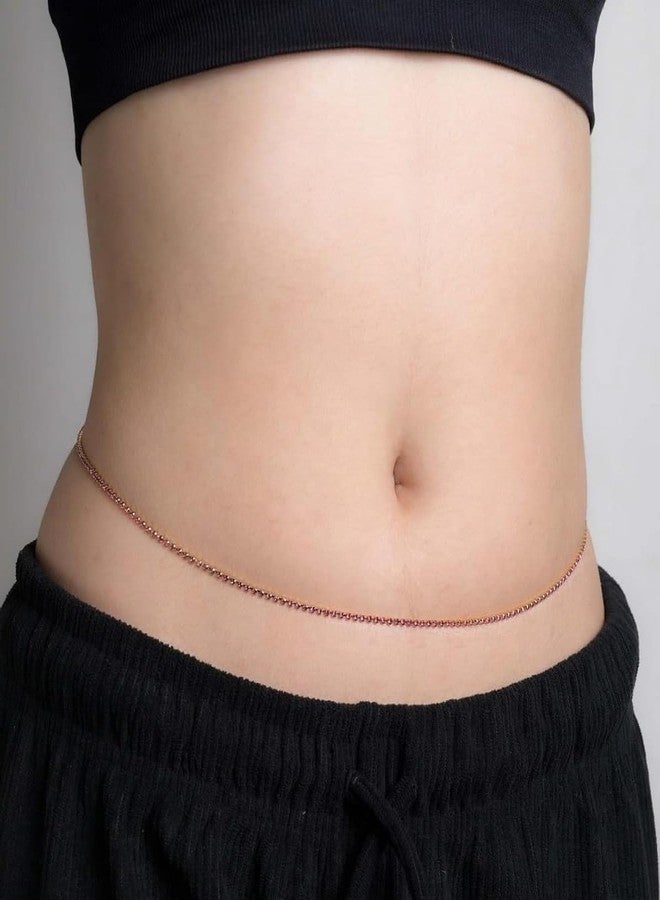 VAMA Saree Waist belt Sontada karddhani vaddanam Kamarbandh Hip Body belly chain for women Girls (Pink Kamarpatti) - Image 2