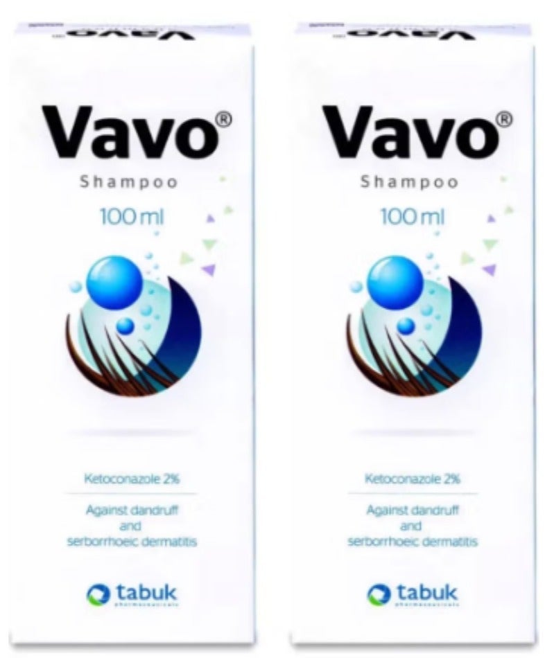 Vavo 2% Pack Of 2 Shampoo 100 ml - Image 1