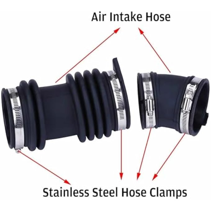 CHEFRU Air Intake Tube Hose Compatible With Infiniti For FX35 3.5L V6 2003 2004 2005 2006 2007 2008 16576-CG000 16576-EG00A Air Intake Hose - Image 4