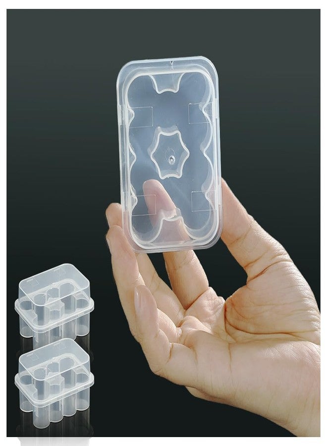 BCDHAMATE 2-Pack Peptide Case for Fridge, 3 mL Vial Holder for Refrigerator, 10-Slot Insulin & Peptide Holder Each, 20 Slots Total, Semi-Transparent Vial Storage Case for Diabetic Care - Image 1