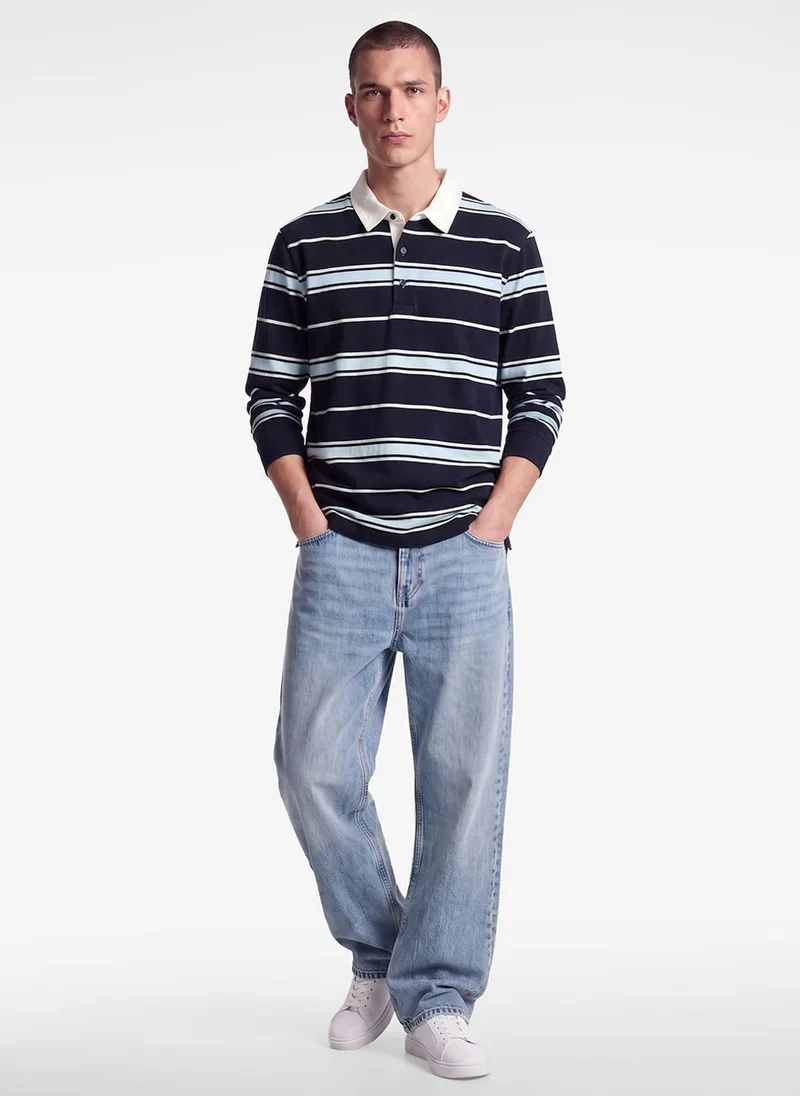 كوتون Striped Sweatshirt