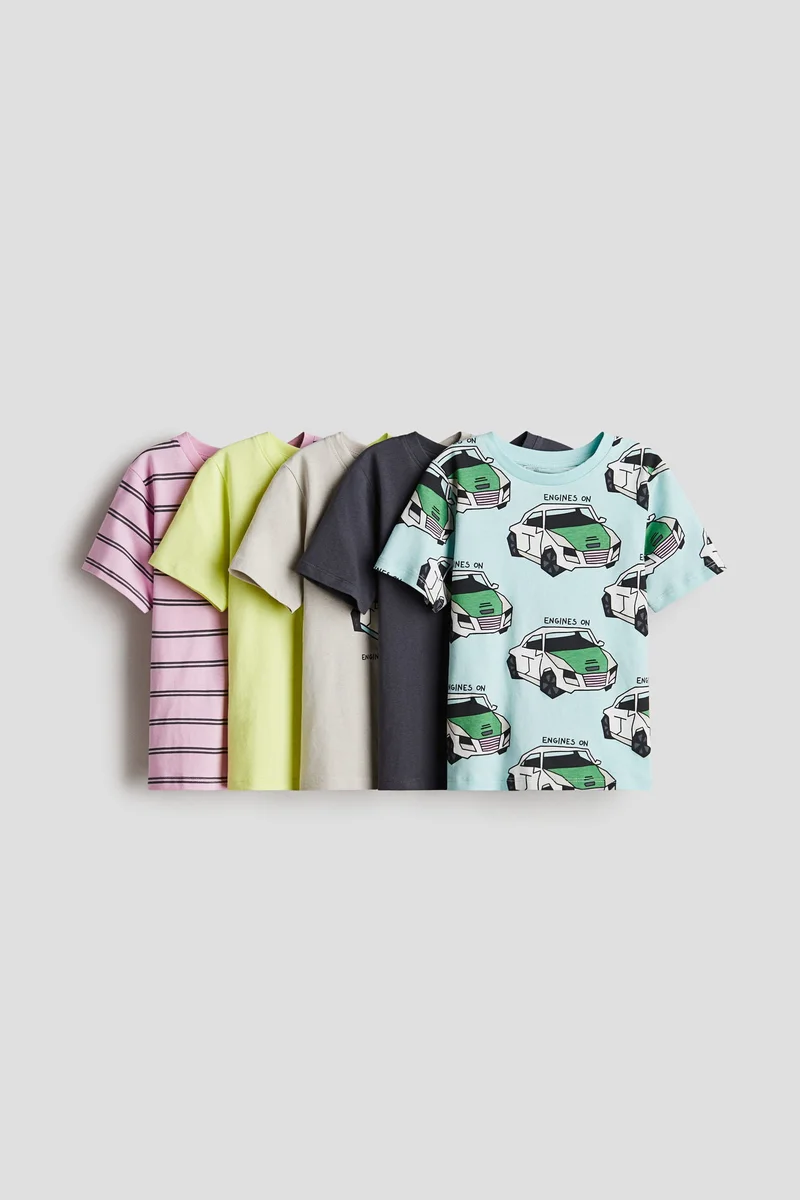 H&M 5-pack jersey T-shirts