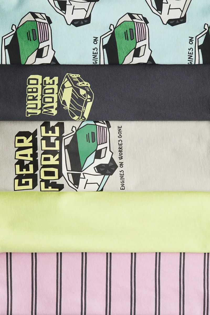 H&M 5-pack jersey T-shirts