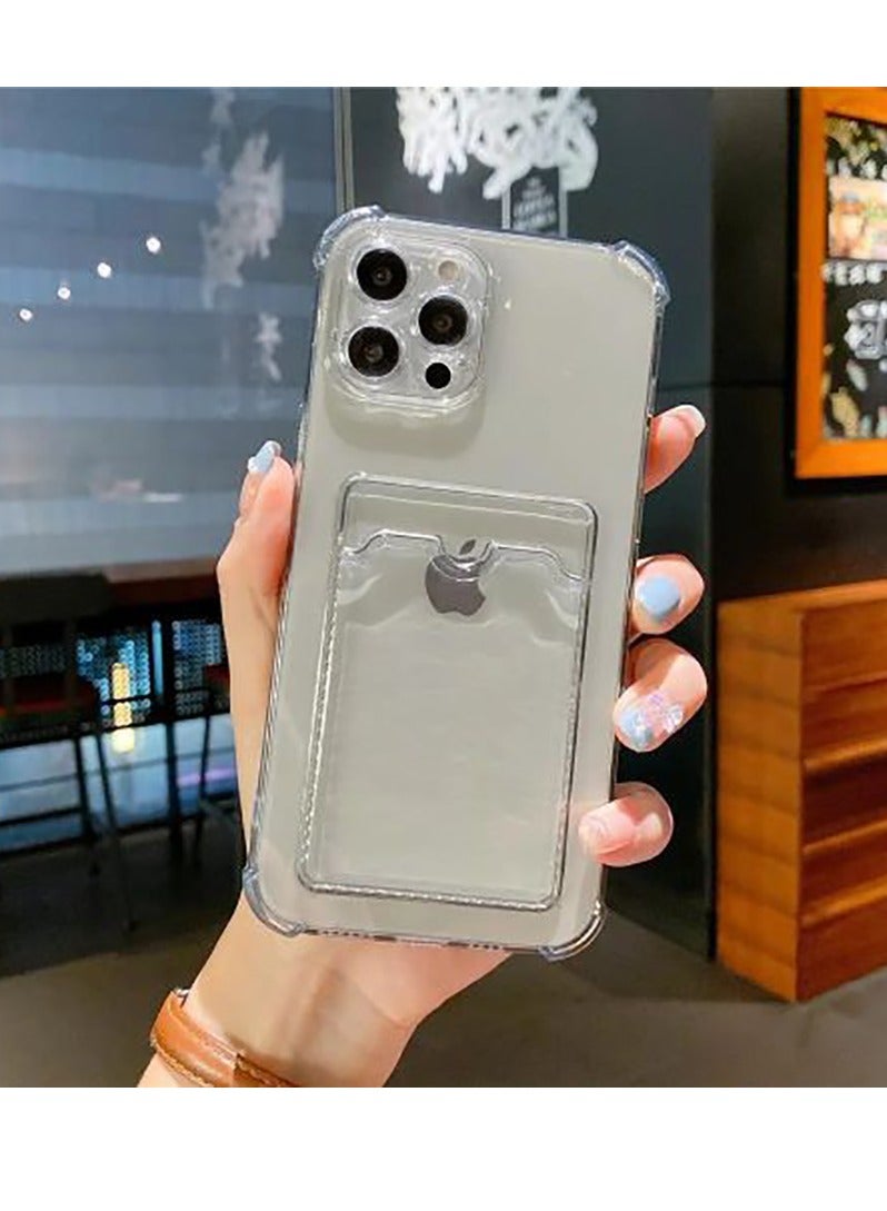 جراب محفظة شفاف لهاتف ابل ايفون 14 برو Iphone 14 Pro (6.1 Inch) - Image 3