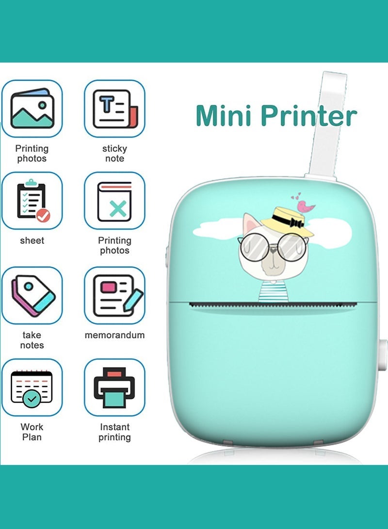 كيدل ملصقا الطابعة المحمولة جيب الطابعة ملصقا الحبر الحرة ميني الطابعة ملصقا الحرارية - Image 2