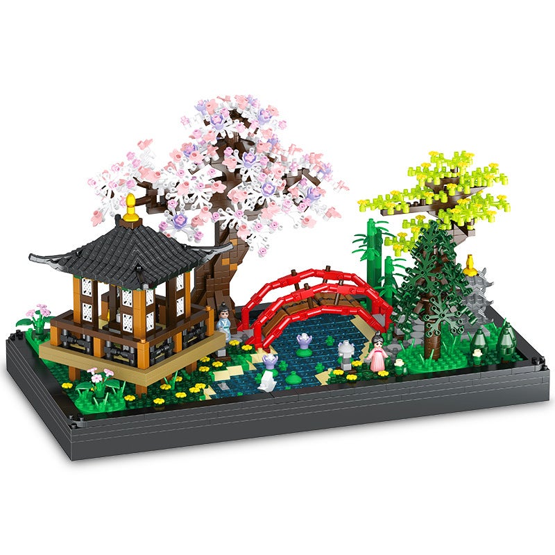 Leji Micro-Particle Building Block Toys Construction Dream Garden 801-807.605.631.632.607 Dropshipping - Image 5