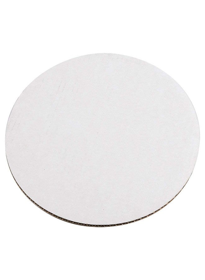 Baking Set Cake Base 12 INCH Silver Premium Cake, Corrugated, Cake Board, 5-Pieces, Silver - Image 1