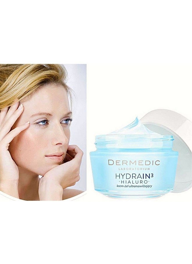 Dermedic - Dermedic Hydrain3 Hialuro Creamgel Ultrahydrating 50 G For All Skin Types In Need Of Hydration By Dermedic - Image 1