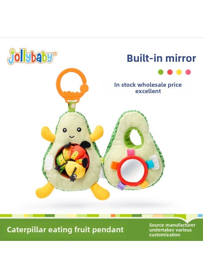 Jollybaby Caterpillar Eating Fruit Baby Cart Pendant Crib Pendant Puzzle Early Education Comfort Toy-Color:Caterpillar Eats Pineapple - Image 2
