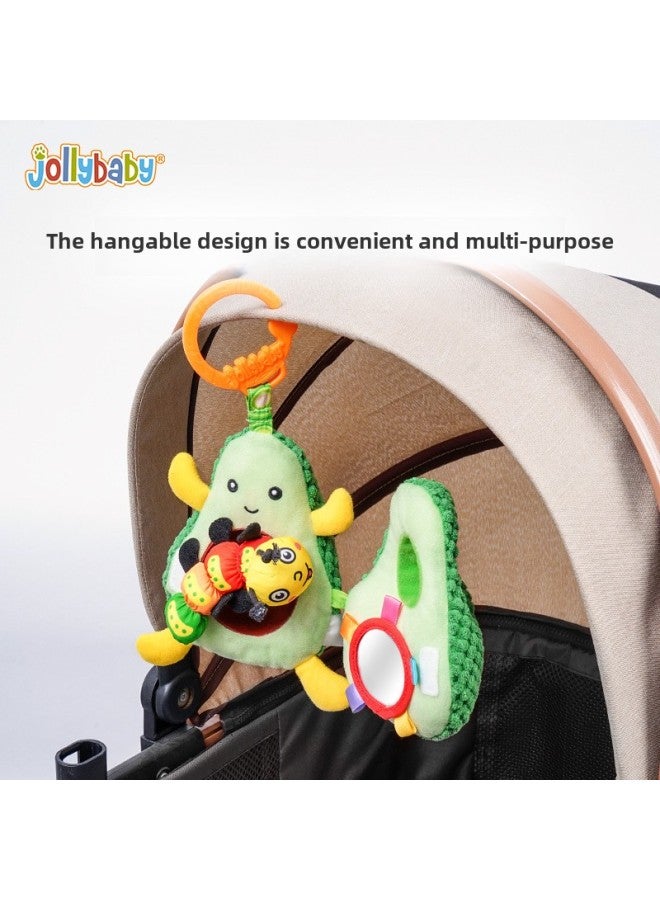 Jollybaby Caterpillar Eating Fruit Baby Cart Pendant Crib Pendant Puzzle Early Education Comfort Toy-Color:Caterpillar Eats Pineapple - Image 3