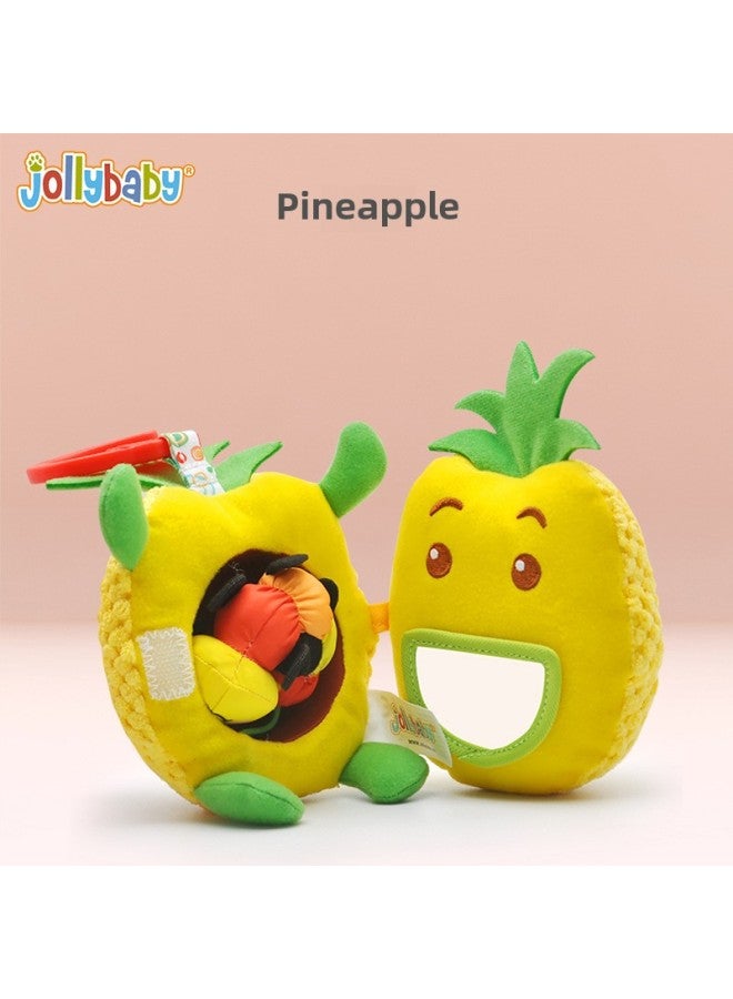 Jollybaby Caterpillar Eating Fruit Baby Cart Pendant Crib Pendant Puzzle Early Education Comfort Toy-Color:Caterpillar Eats Pineapple - Image 1
