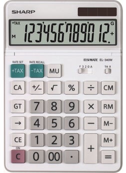 SHARP EL-340W 12 Digit Desktop Calculator  - Image 2