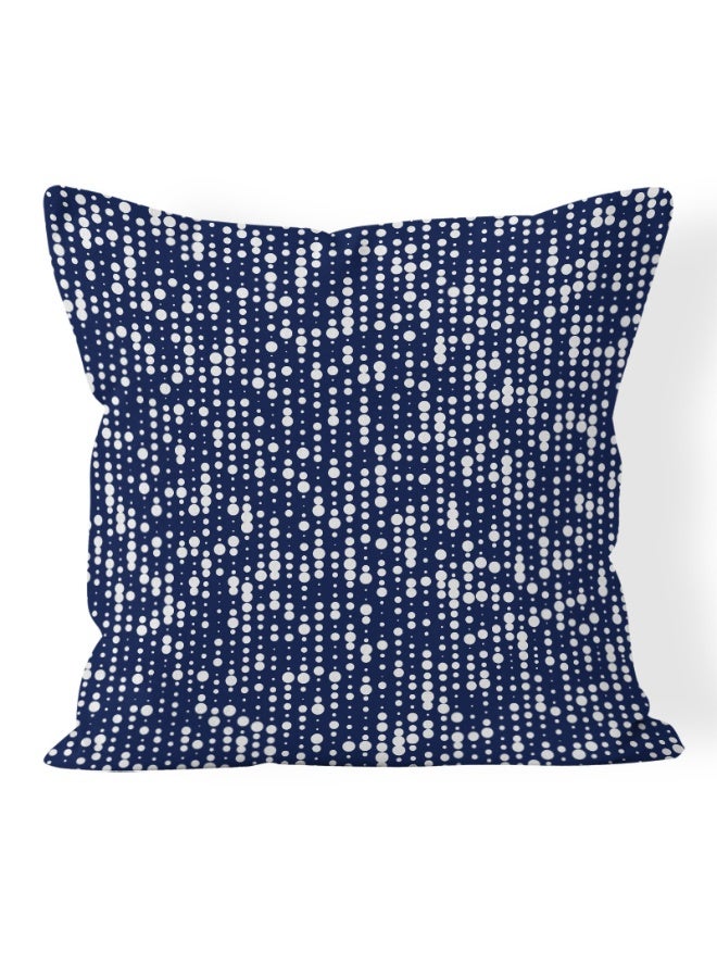 Classic Blue Ultra Short Fleece Geometric Pillow Case Home Sofa Decoration Pillow Cover 45*45cm