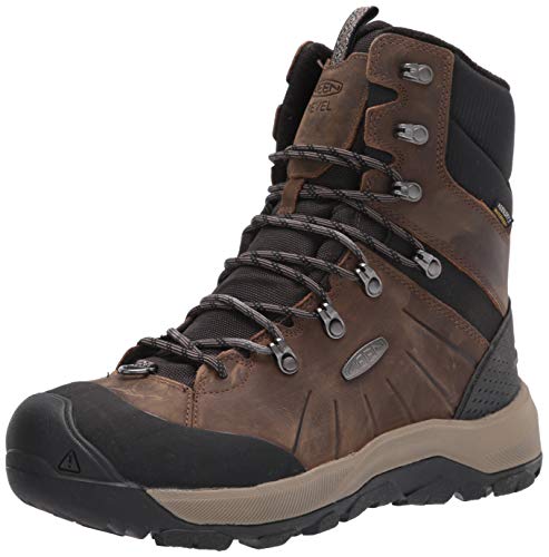 KEEN Mens Revel 4 High Polar Insulated Waterproof Snow Boot CanteenBlack 95 US