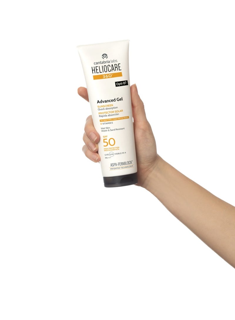 Heliocare 360º Advanced Gel Sunscreen Quick Absorption SPF50 250ml - Image 2